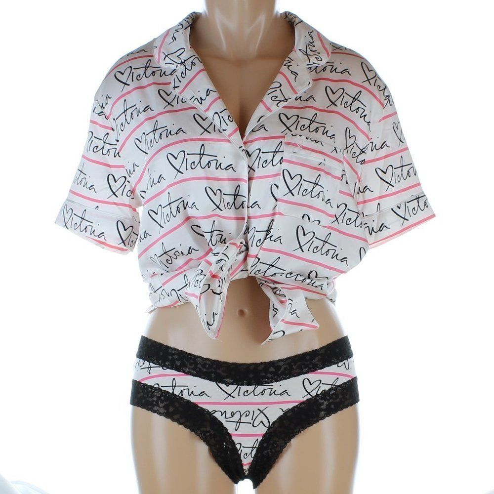 Victoria Secret VS Sleep Top & Cheeky Pantie NWT